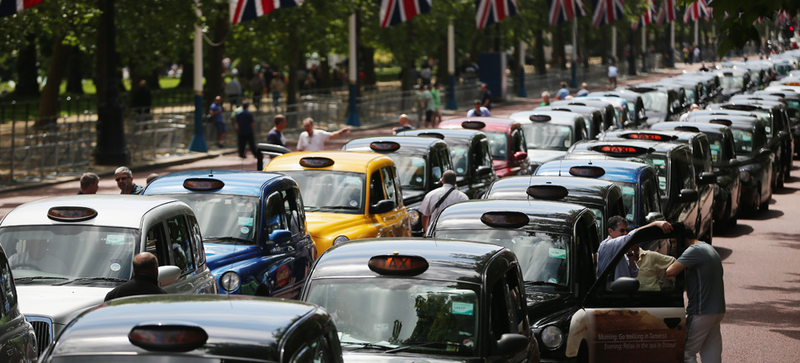 Illustration for article titled Anti-Uber Protests Promptly Blow Up In Taxi Drivers' Face